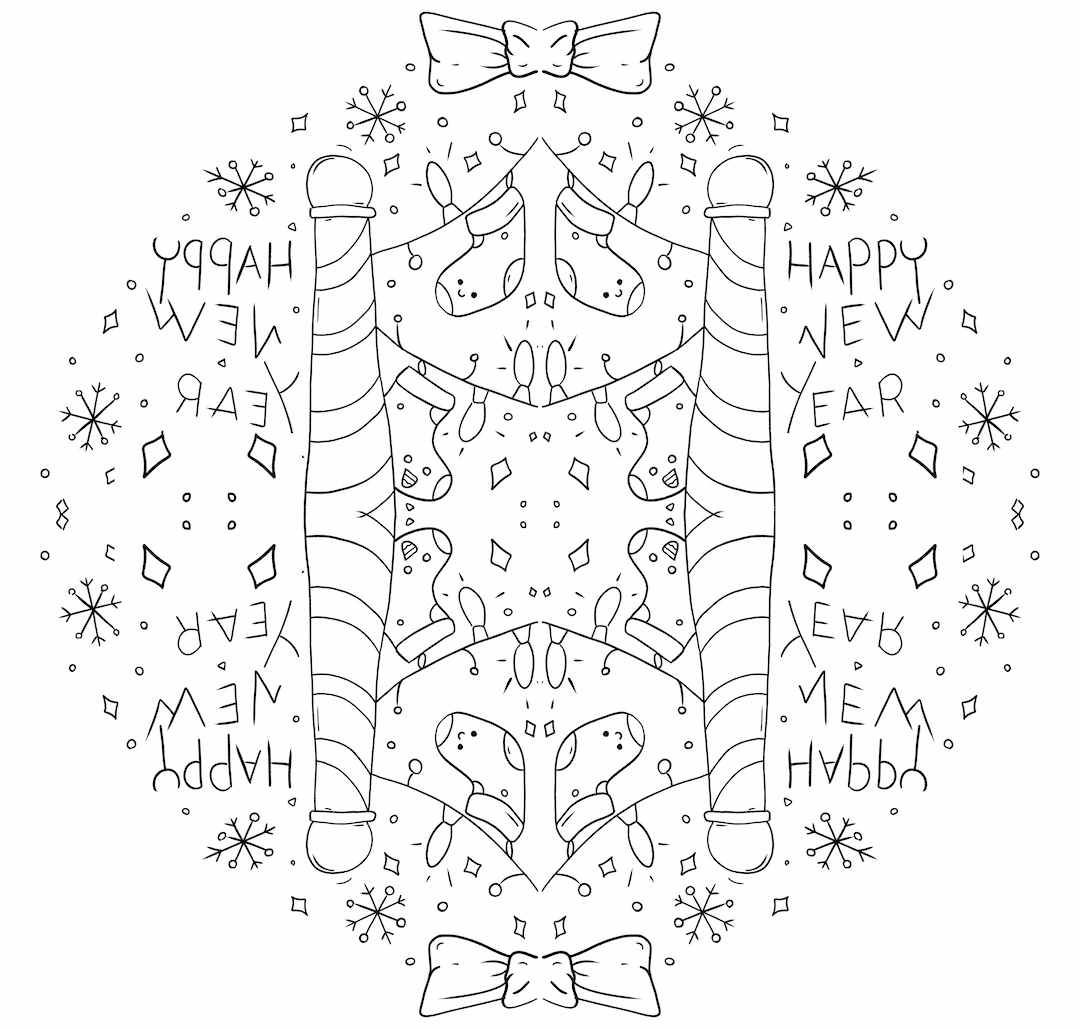 i spy christmas mandalas coloring pages